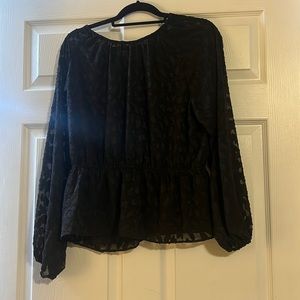 Ann Taylor Petite Leopard Blouse